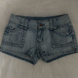 AMERICAN EAGLE Distressed Denim Shorts